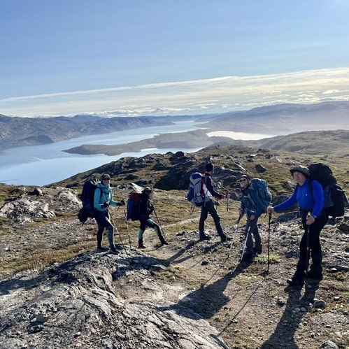 Pārgājiens pa Grenlandes arktiskā loka taku