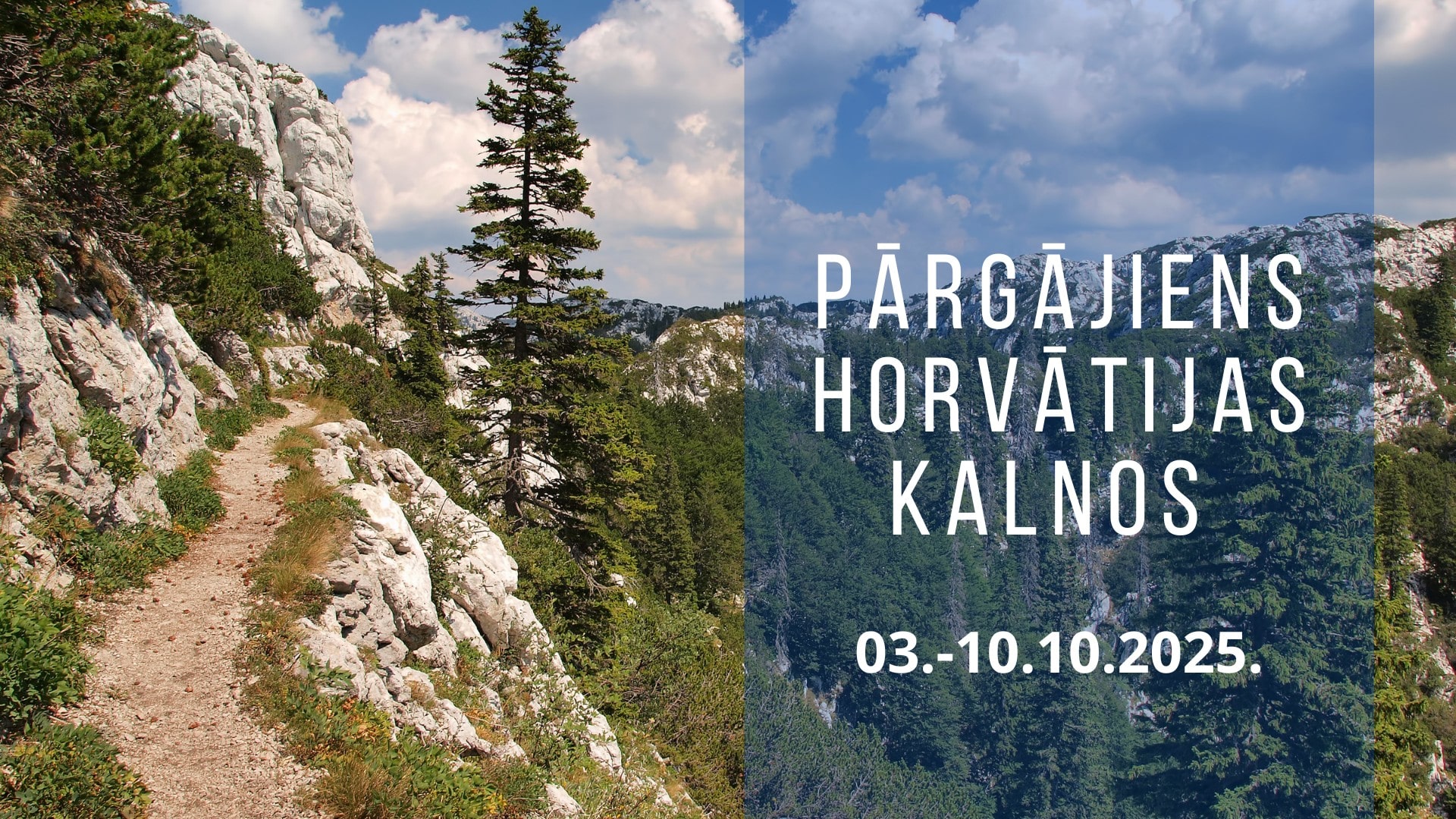 Horvātija – pārgājiens kalnos via Dinarica maršruta posms