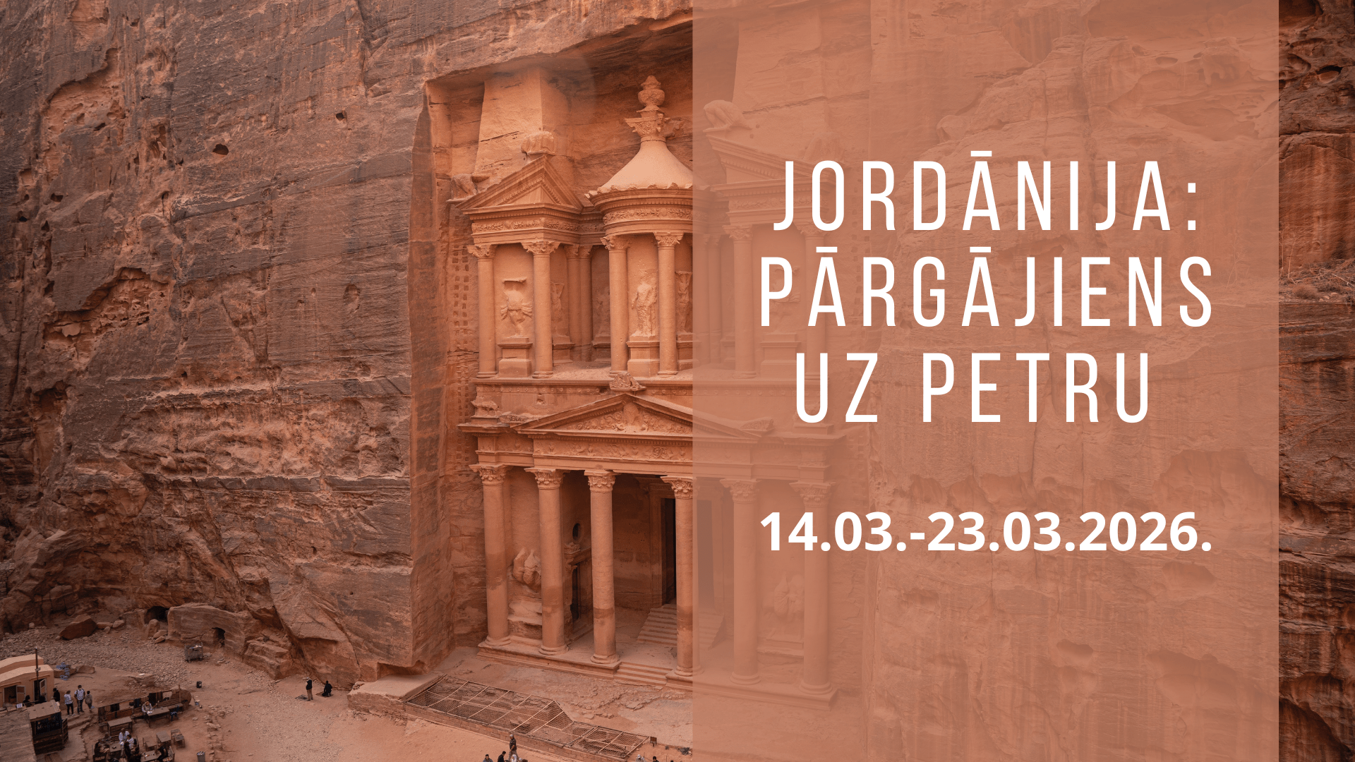 Jordānija – pārgājiens uz Petru