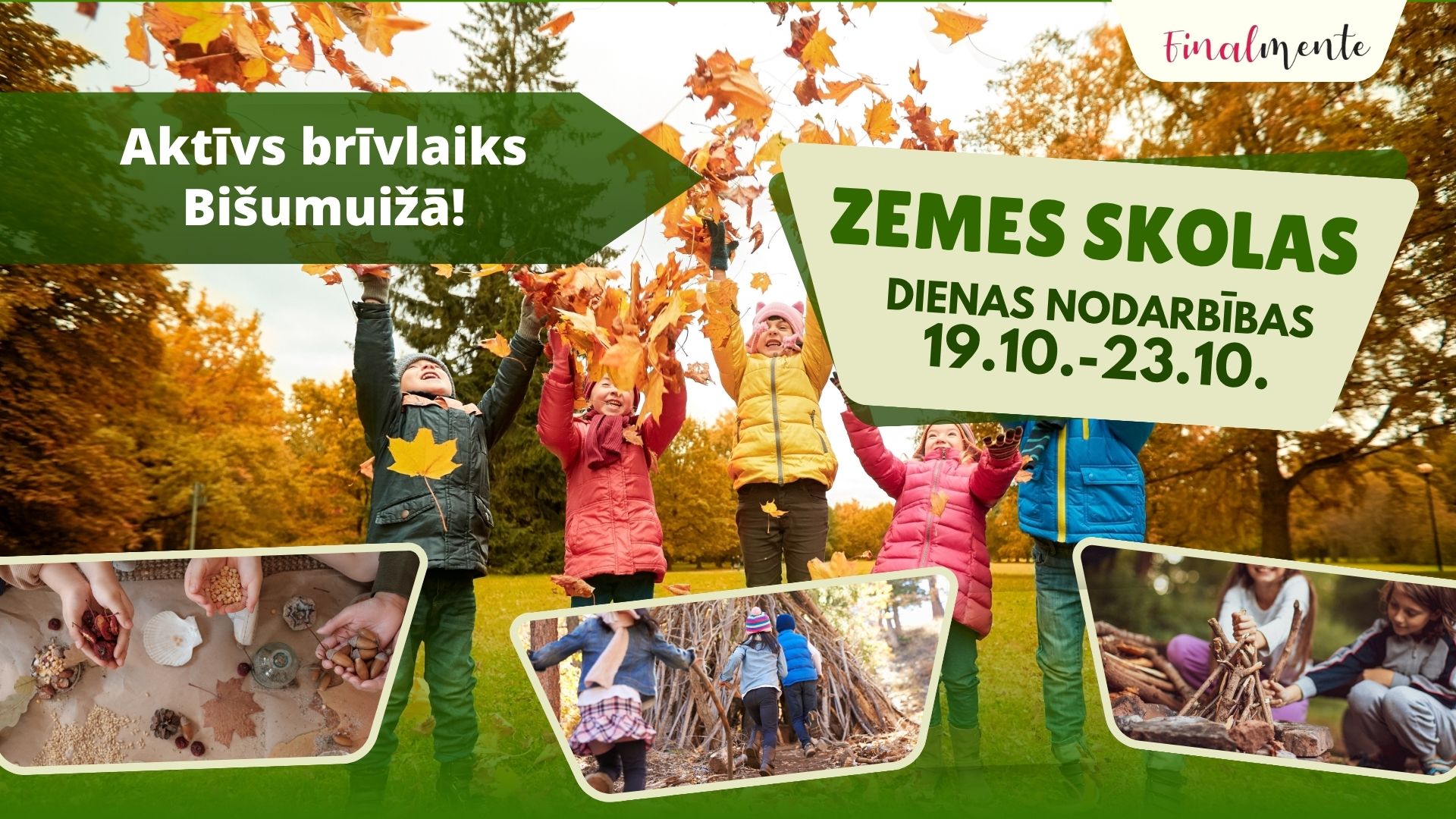 Rudens brīvlaika Zemes skolas nodarbības