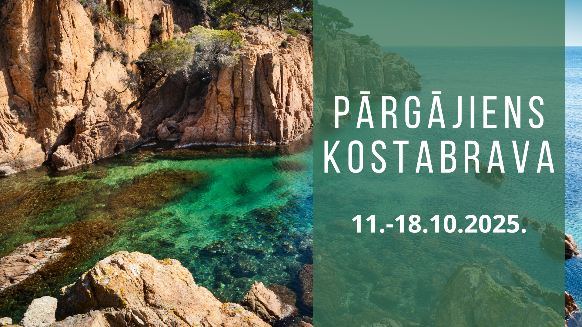 Pārgājieni Kostabrava piekrastē, Spānijā