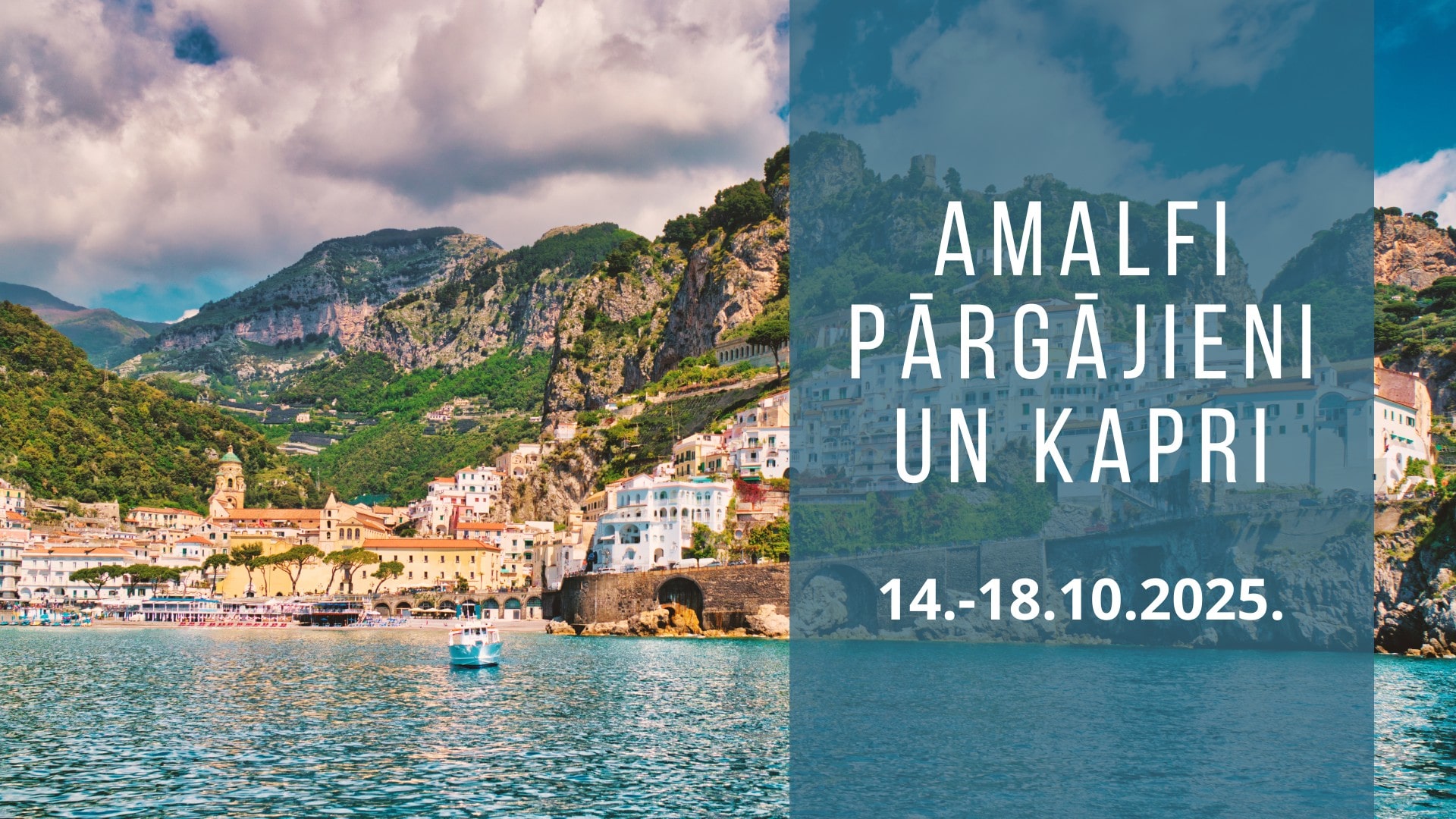 Amalfi piekrastes pārgājieni un Kapri